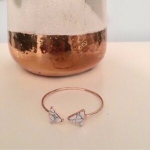 NWT Marble Boho Bangle Cuff Bracelet